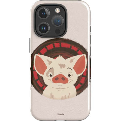 Disney Princess Moana Pua Close Up iPhone 16 Pro Impact Case